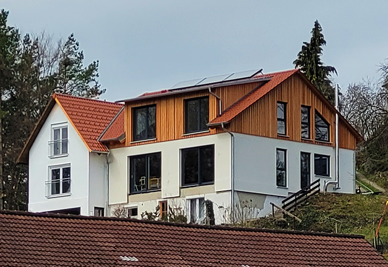 Neubau der Zimmerei U. Strauss