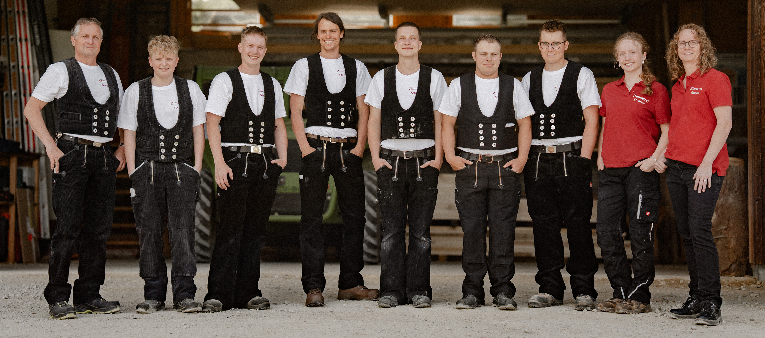 Das Team der Zimmerei U. Strauss